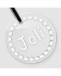 Médaille Plexiglas gravée rond 20x20 mm - on